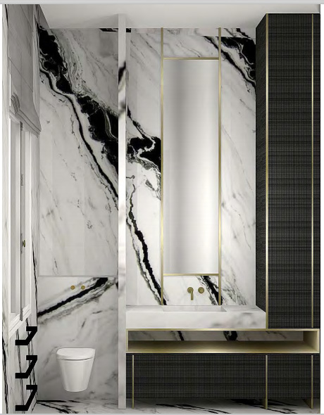 Panda white marble