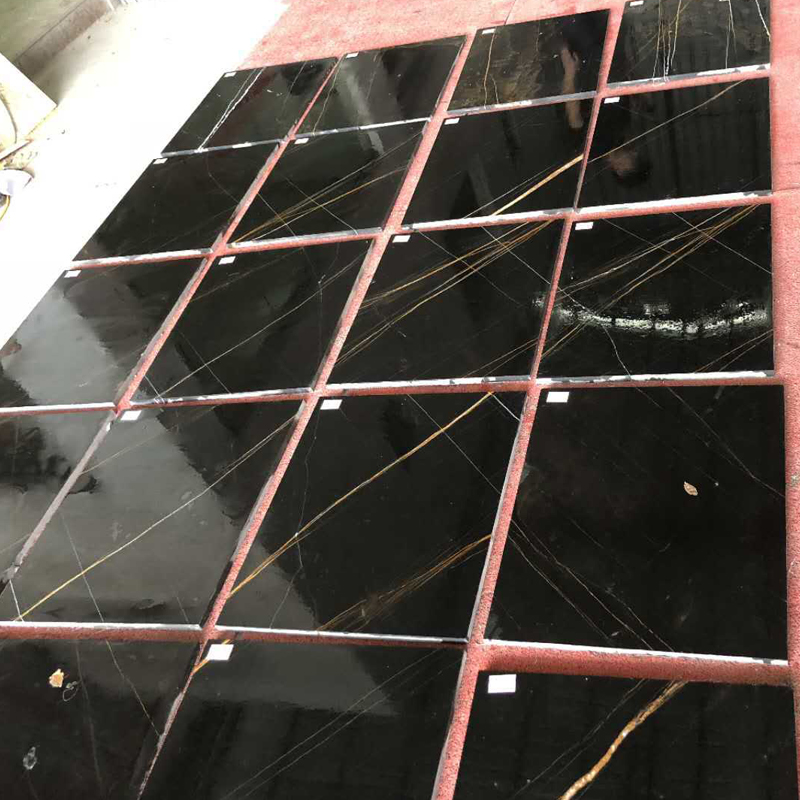 Nero Laurent Black Gold marble