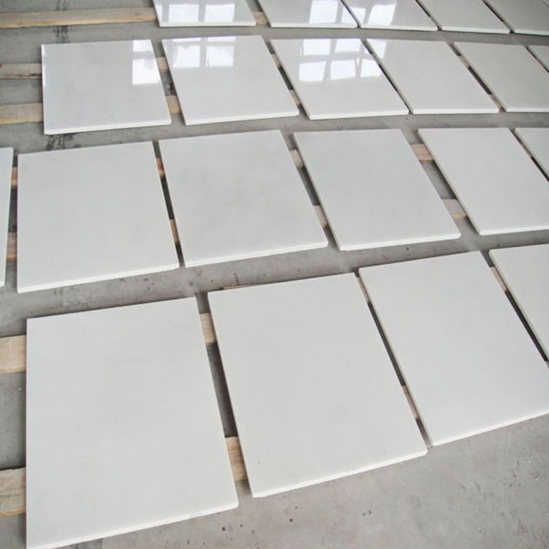 Pure white marble