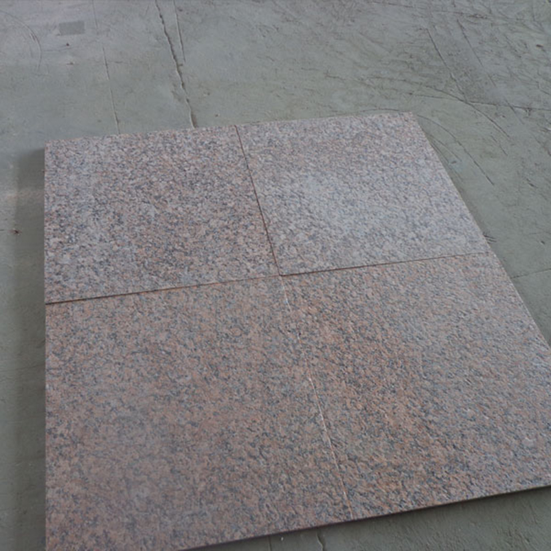 Flamed maple red granite