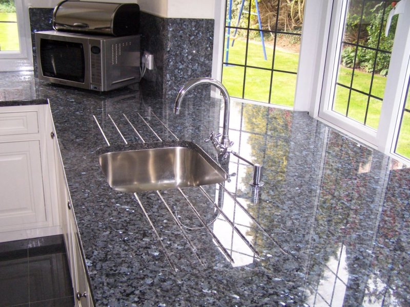 Blue pearl granite countertop