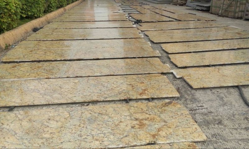 sunny flower granite countertop