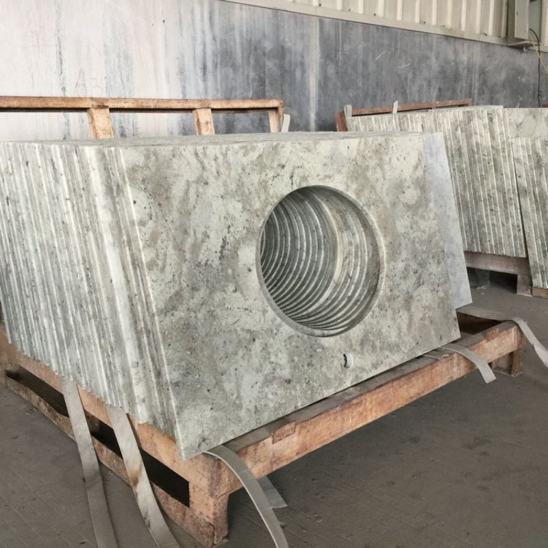 Kashmir white granite vanity top