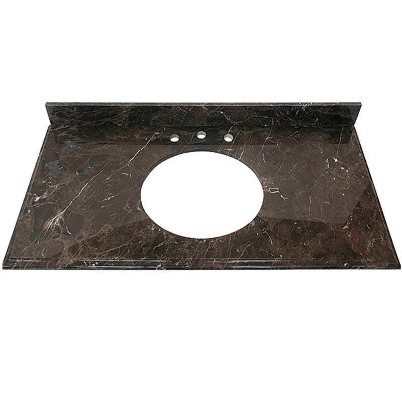 China marron marble vanity top