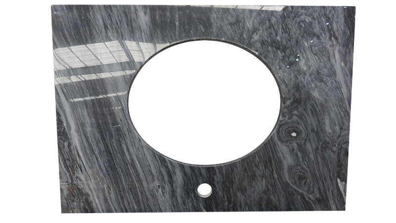 Wood Grain marble bathroom countertop