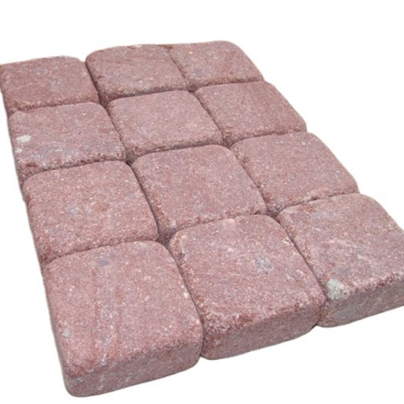 Ocean red granite cobblestone