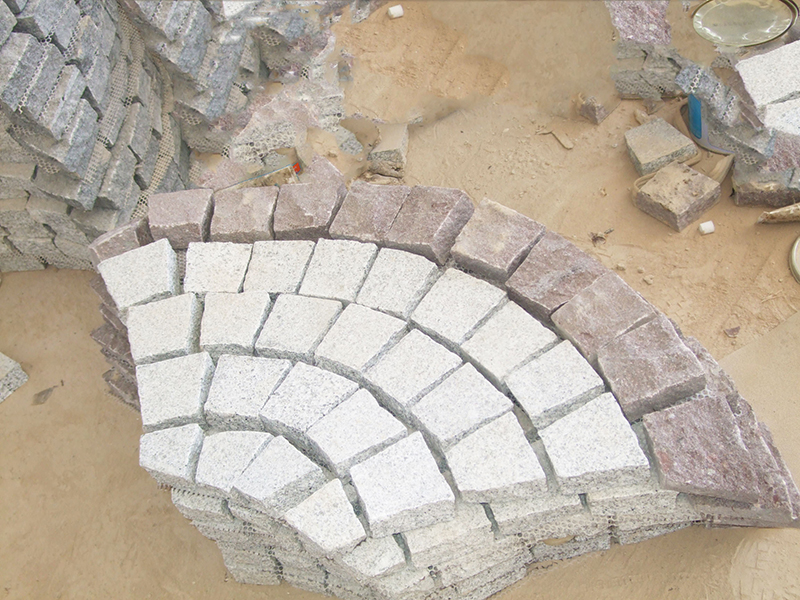 AL02 granite cobblestone sheet
