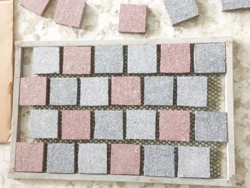 AL06 granite cobblestone sheet