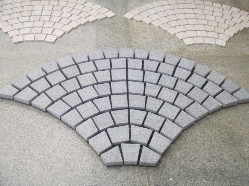 AL09 granite cobblestone sheet