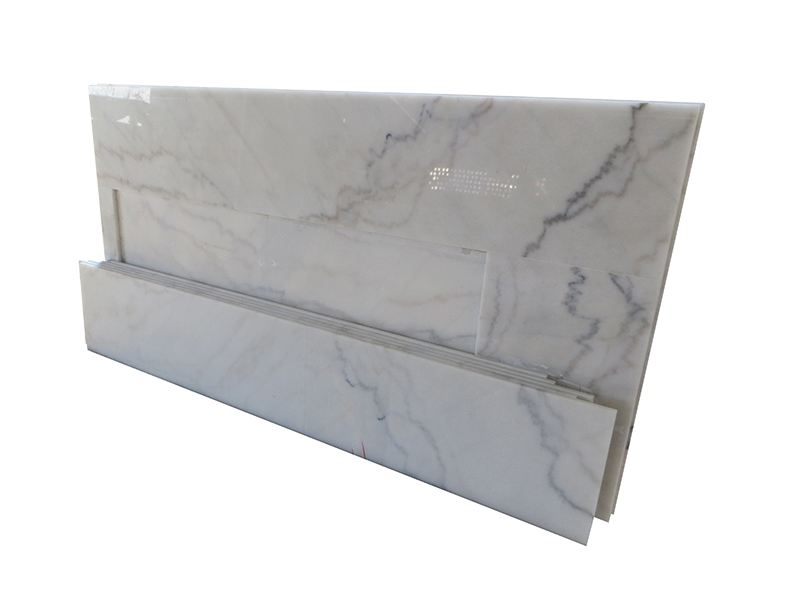 China Cheap Landscape White Marble countertop for kitchen and bathroom