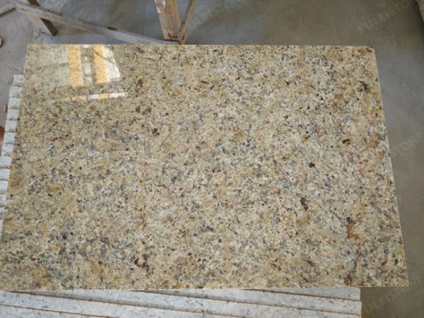 Polished Ouro Brazil Granite Exterior Wall Cladding TileBrazil Gold Granite Tile