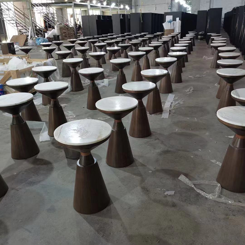 marble Bedroom Night Table End Table