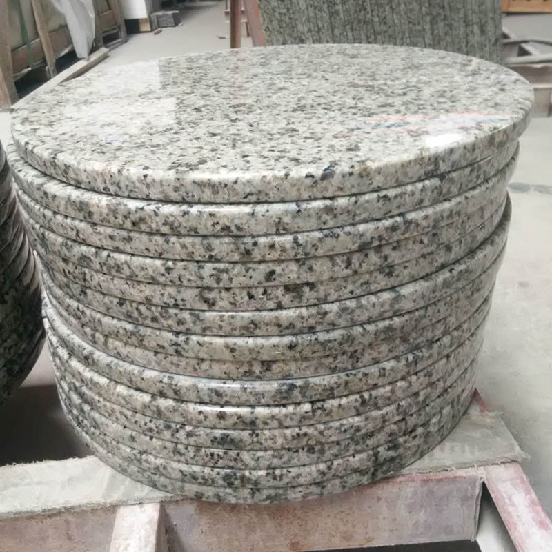 Sage green granite coffee table stone table top