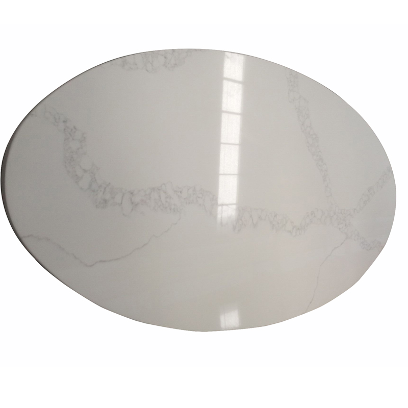 Calacatta white quartz table top