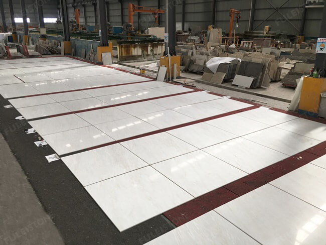 Customized Mystery white marble for floor and stair