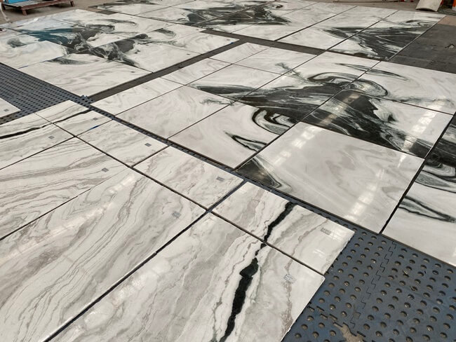 China Panda White Marble Flooring
