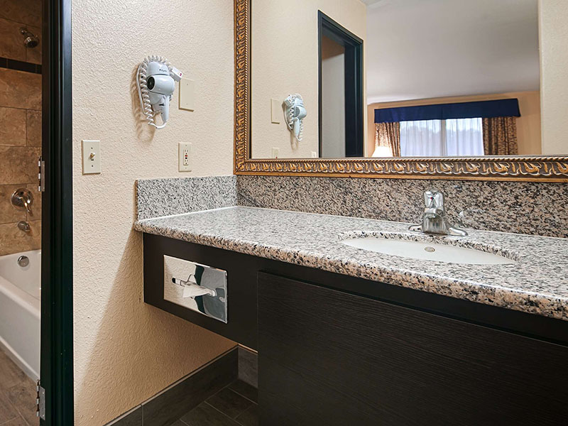 Best Western-Mountain grey granite countertop